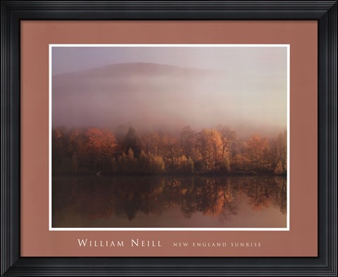 Framed New England Sunrise Print