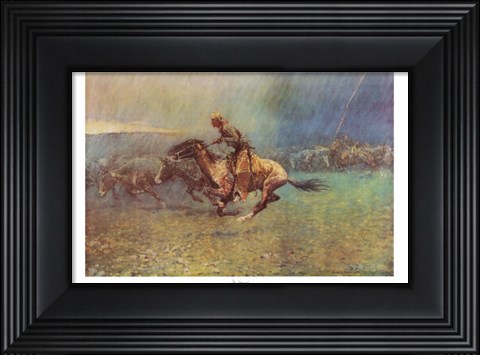 Framed Stampede Print