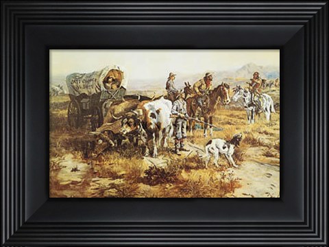 Framed Doubtful Visitor Print