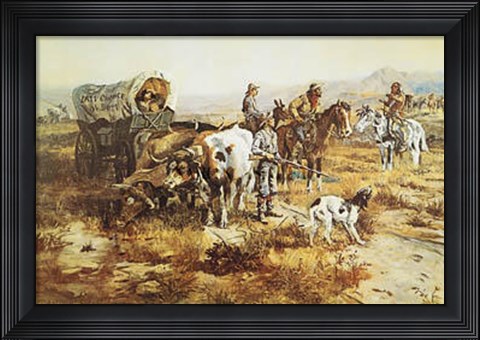 Framed Doubtful Visitor Print