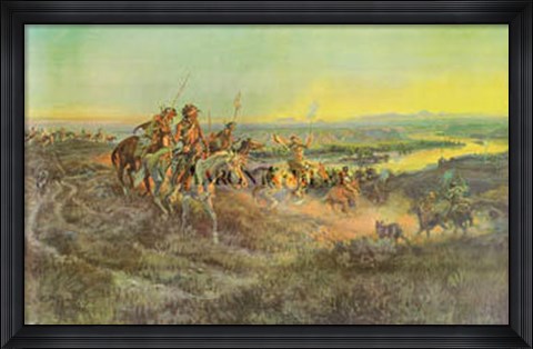 Framed Salute Of The Robe Trade Print