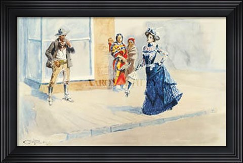 Framed When East Meets West Print