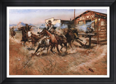 Framed Smoke Of A .45 Print