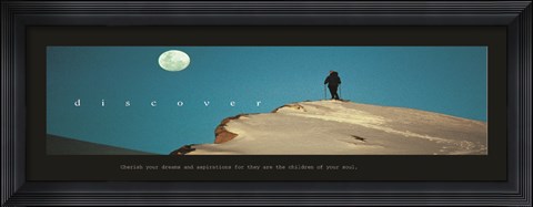 Framed Discover-Moon Print