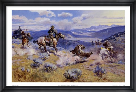 Framed Loops And Swift Horses Are Surer Than Lead Print