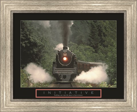 Framed Initiative - Train Print