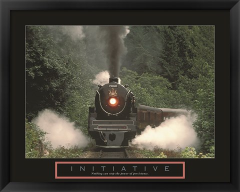 Framed Initiative - Train Print