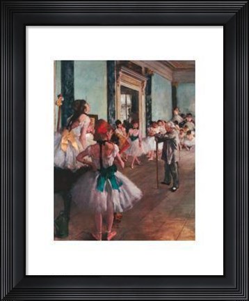 Framed Dancing Class Print