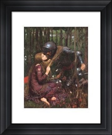 Framed La Belle Dame Sans Merci Print