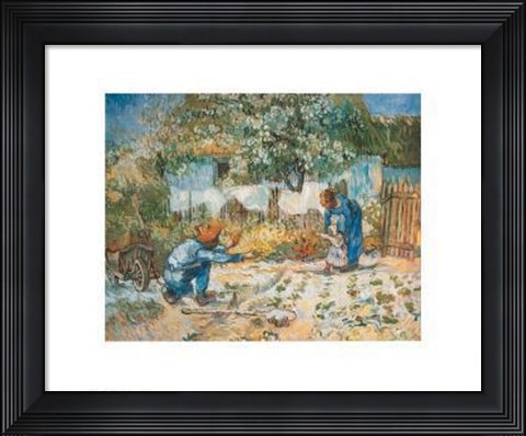 Framed First Steps Print
