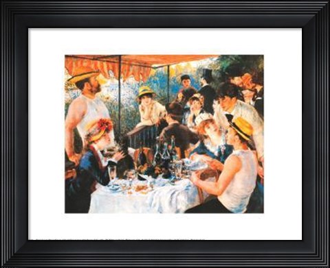 Framed Luncheon Of The Boating Party, 1881 Print