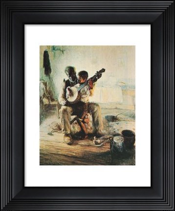 Framed Banjo Lesson Print