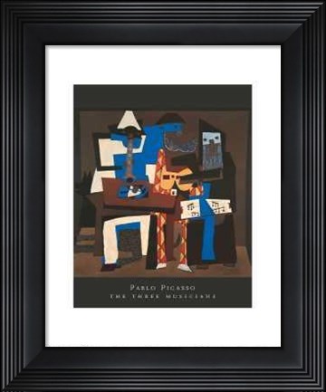 Framed Three Musicians Print