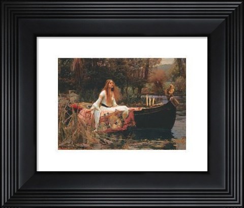 Framed Lady Of Shalott Print