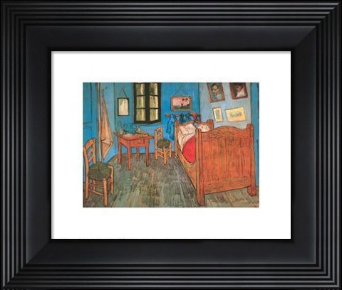 Framed Bedroom At Arles Print