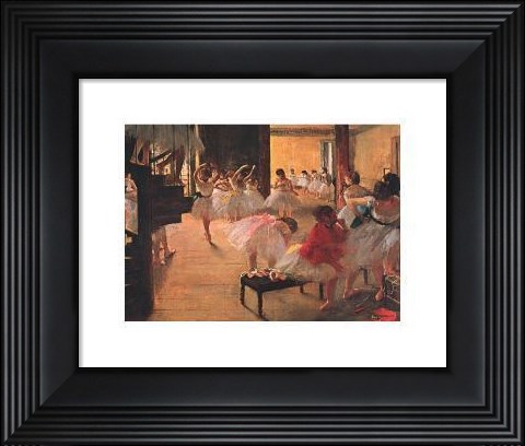 Framed Ballet School Print