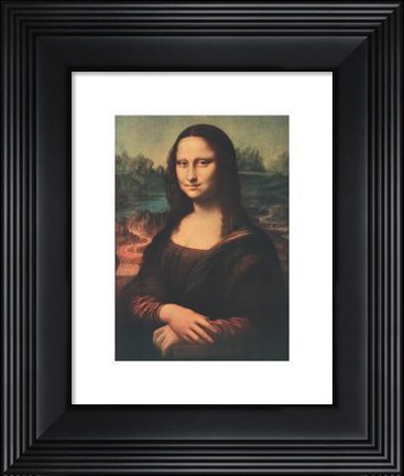 Framed Mona Lisa Print