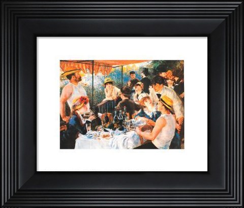 Framed Luncheon Of The Boating Party, 1881 Print