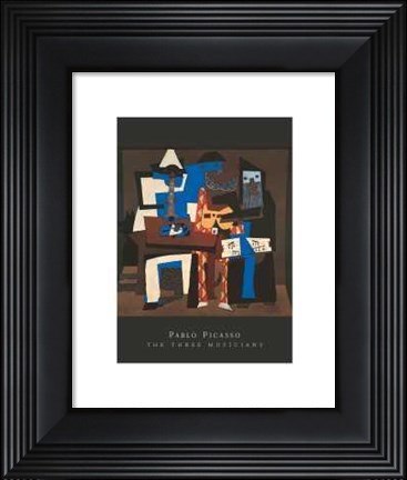 Framed Three Musicians Print
