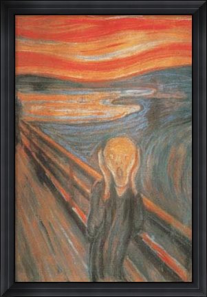 Framed Scream, c.1893 Print