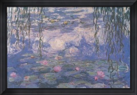 Framed Nympheas Print