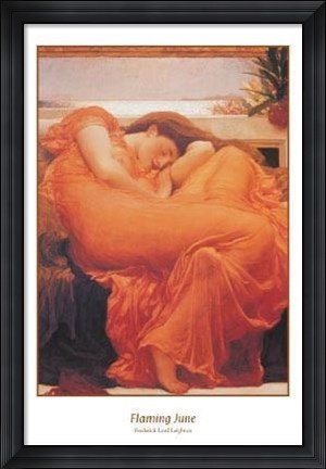 Framed Flaming June, c.1895 Print