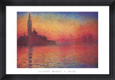 Framed Dusk, Crepusculo Print
