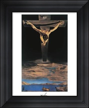 Framed Christ Of St. John Of The Cross Print