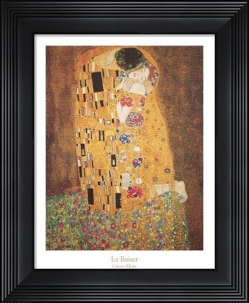 Framed Le Baiser, 1908 Print
