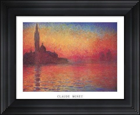 Framed Dusk, Crepusculo Print