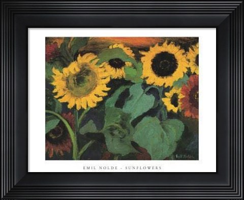 Framed Sunflowers Print