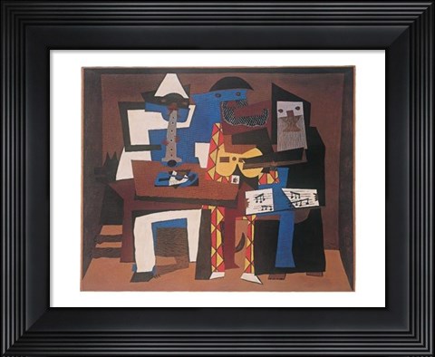 Framed Three Musicians Print