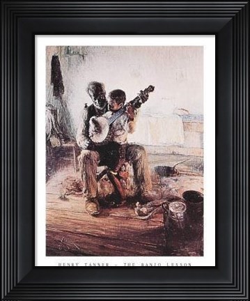 Framed Banjo Lesson Print