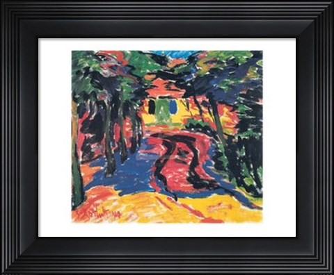 Framed Gateway, 1910 Print