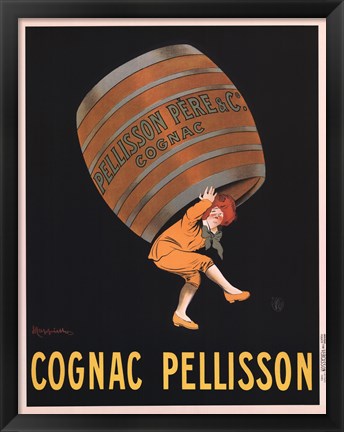 Framed Cognac Pellisson Print