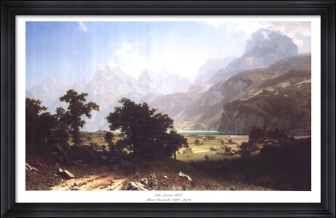 Framed Lake Lucerne Print