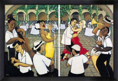 Framed Song and Dance (Le) Print