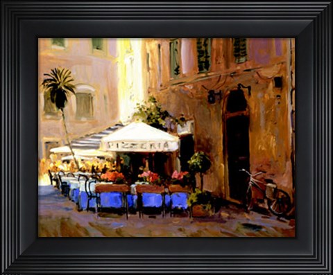 Framed Cafe Roma Print