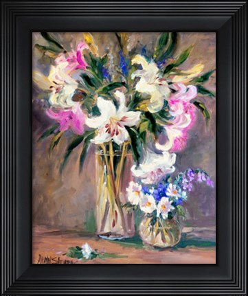 Framed Enchantment Lilies II Print