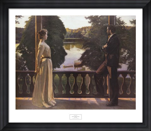 Framed Nordic Summer Evening, 1899-1900 Print