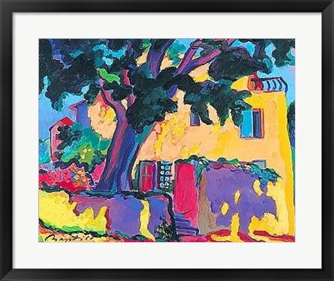 Framed Shady Corner Print