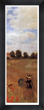 Framed Poppies (Detail) Print