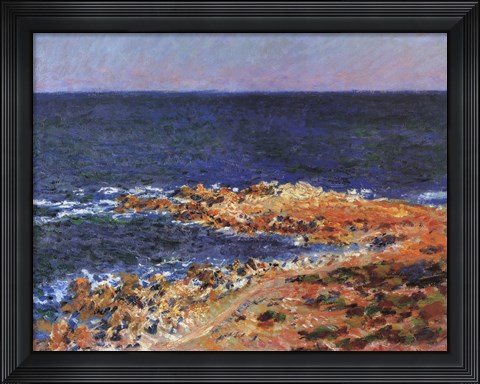 Framed Grande Bleue a Antibes, 1888 Print