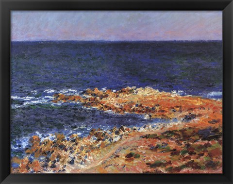 Framed Grande Bleue a Antibes, 1888 Print