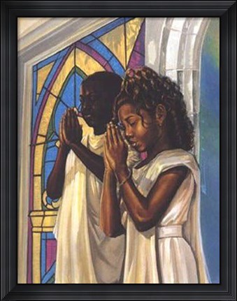 Framed Daily Prayer Print