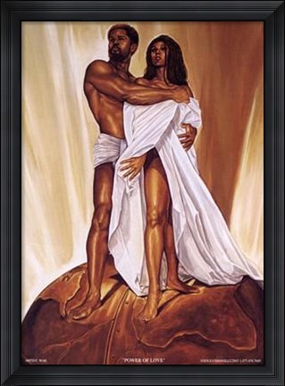 Framed Power Of Love Print