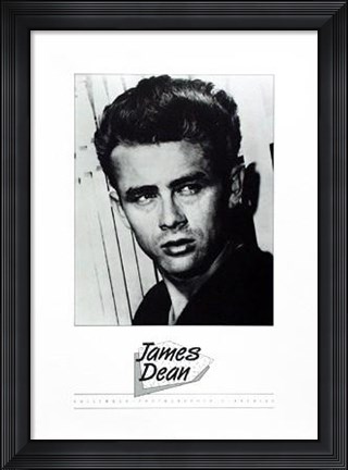 Framed James Dean Print