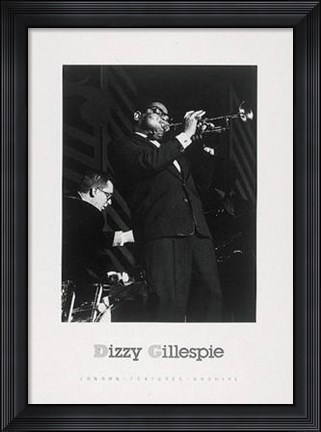 Framed Dizzy Gillespie Print