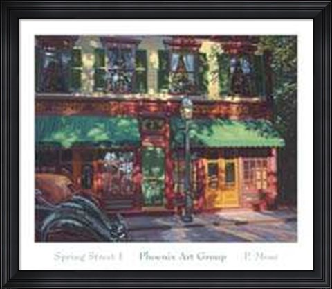 Framed Spring Street I Print
