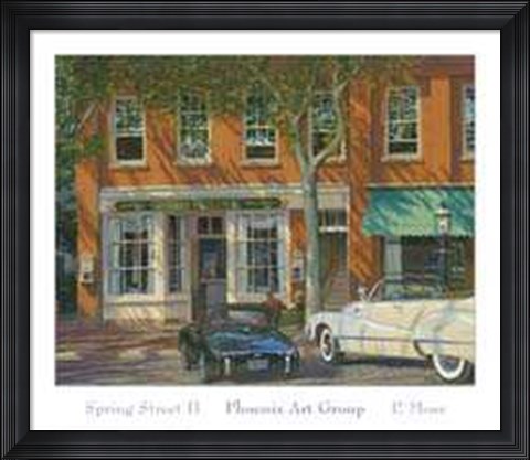 Framed Spring Street II Print